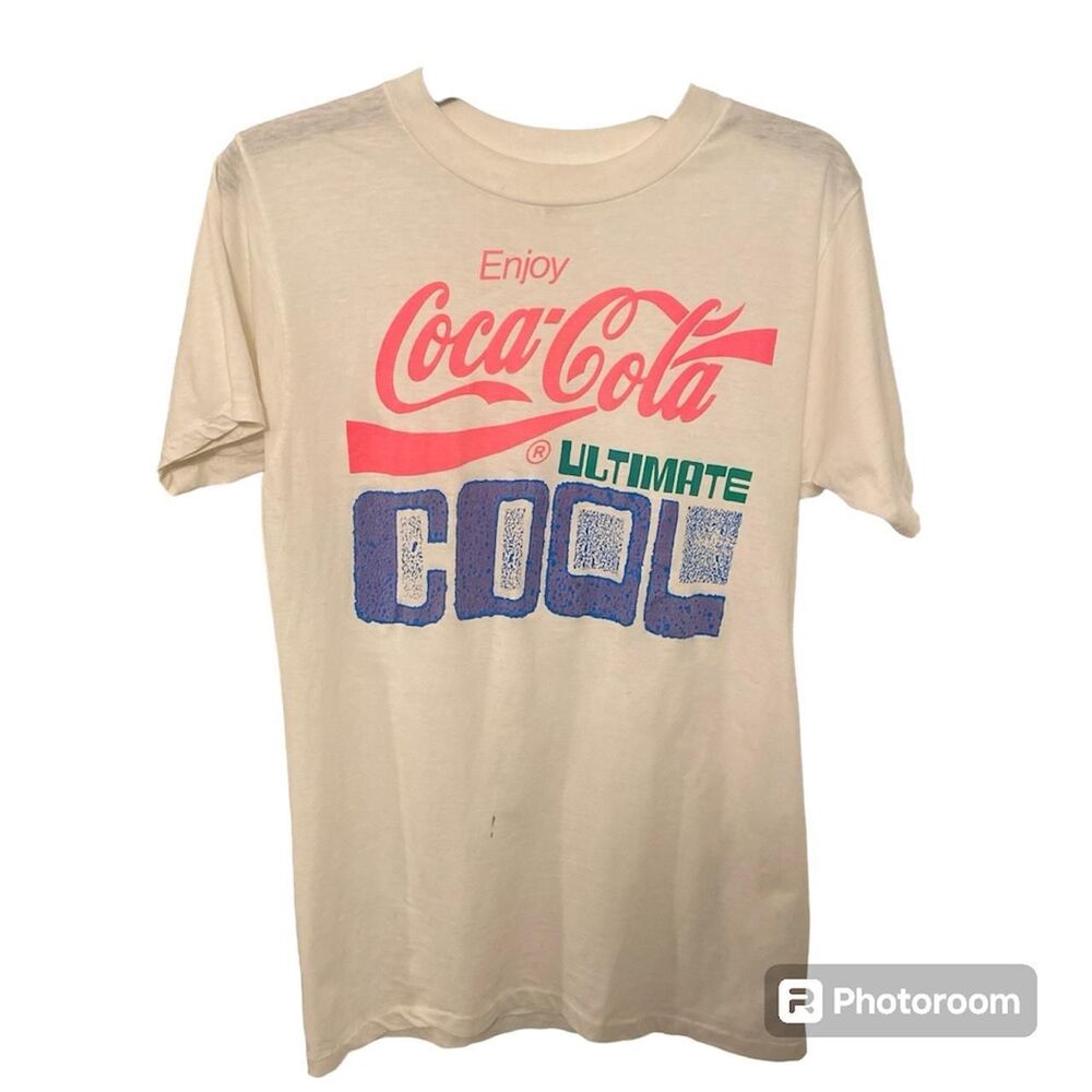 Coca-cola Men's T-shirtRare Coca-Cola Ultimate Cool vintage single-stitch tee